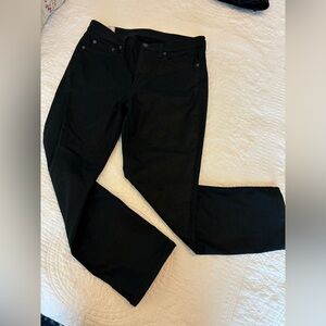 GAP black coated crop flare sz 29
